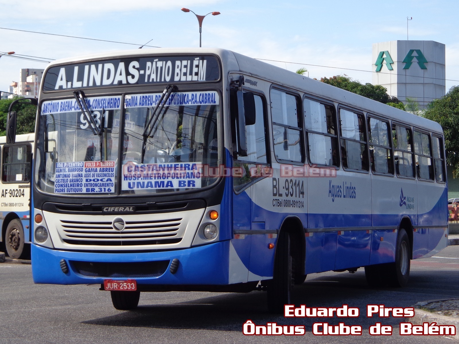 Águas Lindas – Ônibus Clube de Belém